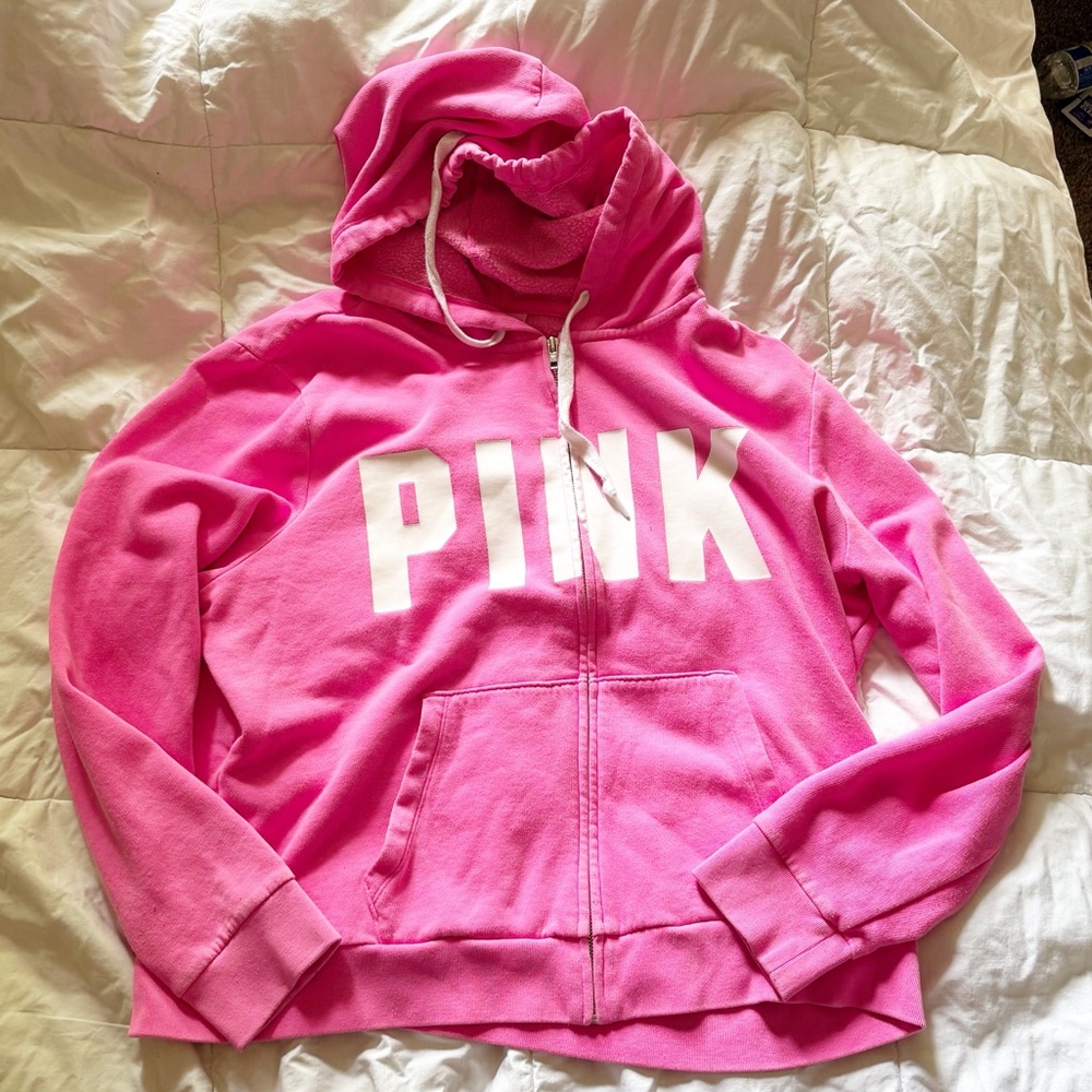 VS PINK Zip Hoodie EUC